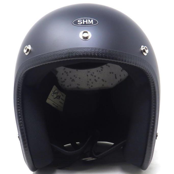 SG規格取得 【SHM】 Lot-500 ジェットヘルメット (Sサイズ/55cm〜56cm