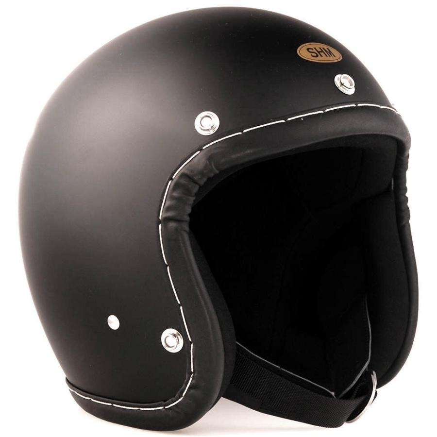 SHM 立花ジェットヘルメットLサイズSG規格対応マットブラック