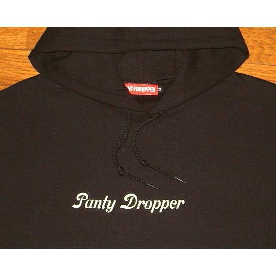 PANTY DROPPER パンティードロッパー 肉厚 スウェット生地 プルオーバー パーカー ≪PDROPPER≫ (黒) スウェット