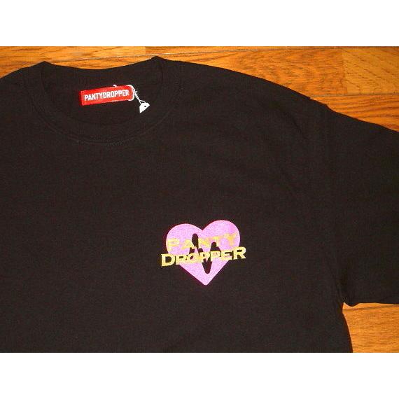 PANTY DROPPER パンティードロッパー ヘビーコットン生地 プリント ロングスリーブ 長袖 Tシャツ ロンT ≪WFO≫ (黒