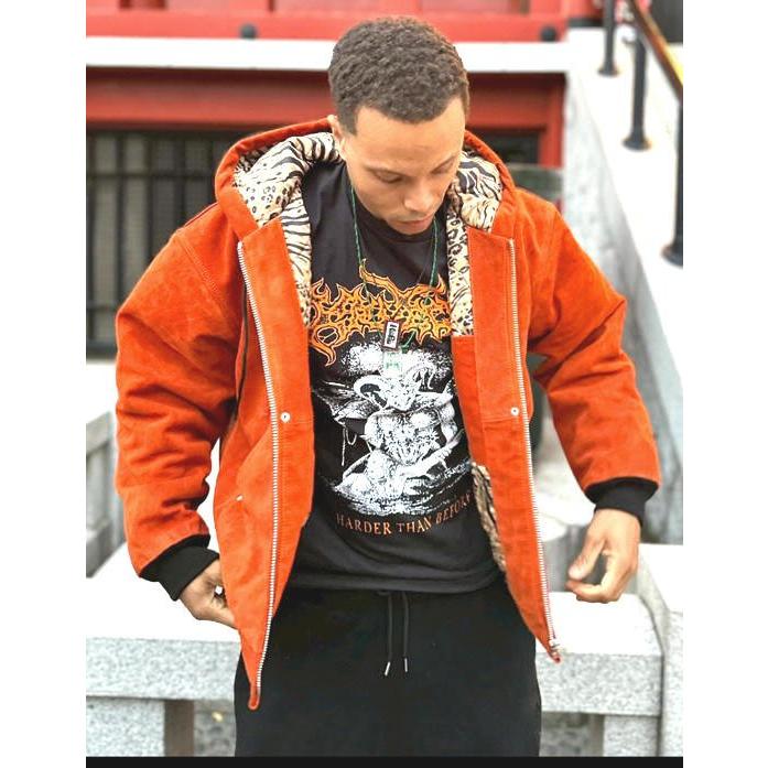 フードジャケット　pantydropper パンティドロッパー PANTY DROPPER パンティードロッパー BLUCO カウハイド スウェード