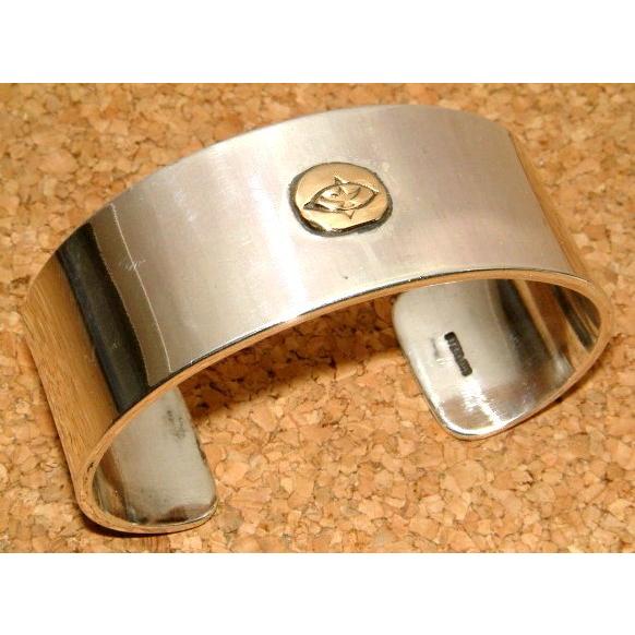 ポニーエクスプレス 肉厚 シルバー製 18金 ゴールド 18K メタル付き 平