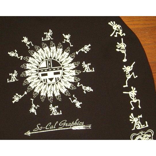 PONY EXPRESS ポニーエクスプレス ヘビーコットン生地 ネイティブ柄  