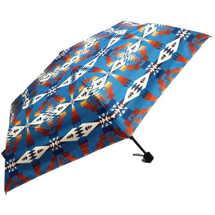 ＢＰＮ　雨傘　赤青　２本セット　十字架柄 限定 PENDLETON ペンドルトン ネイティブ柄 携帯用 軽量 折りたたみ傘