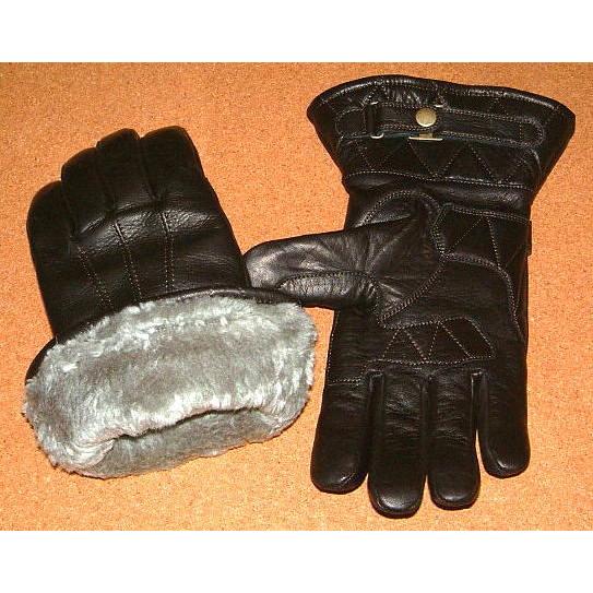 POWWOW パウワウ】 バイカー仕様 高性能 肉厚 オイルレザー製 防寒仕様