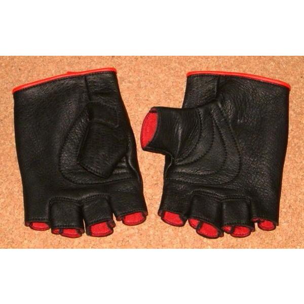 PowWow レザーグローブ XS 黒