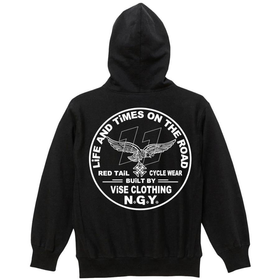 VISE レッドテイル バイカー仕様 肉厚 リバースウィーブ スウェット