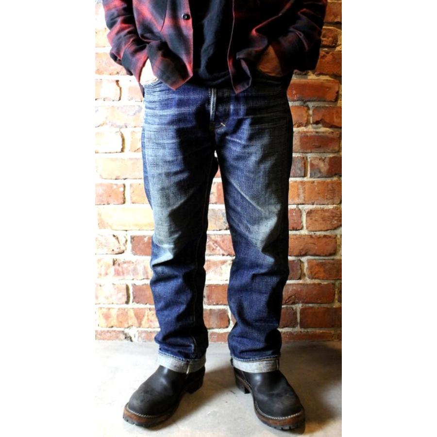 VISE レッドテイル バイカー仕様 ムラ糸粗織り ミミ付き