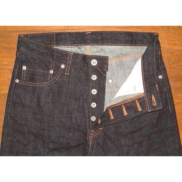 VISE レッドテイル バイカー仕様 ムラ糸粗織り 赤ミミ付き