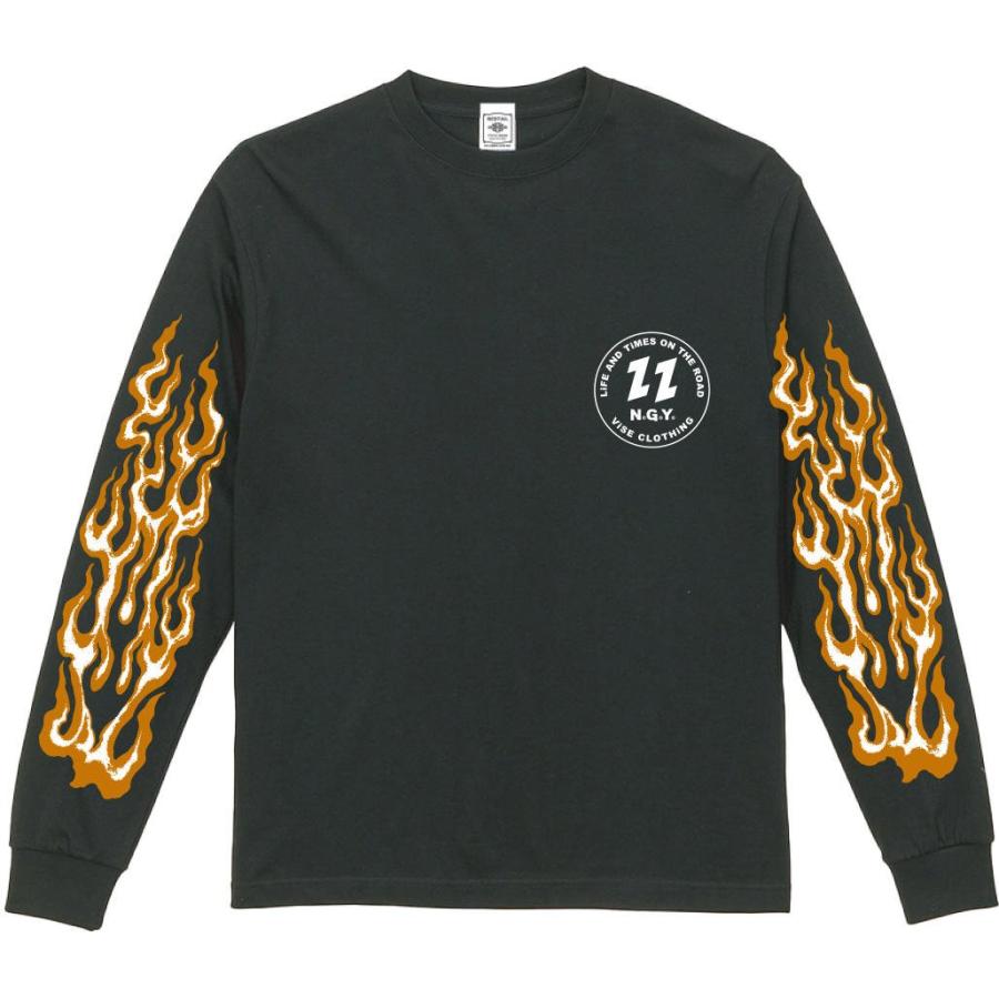 VISE レッドテイル ヘビーコットン生地 ロングスリーブ 長袖 Tシャツ