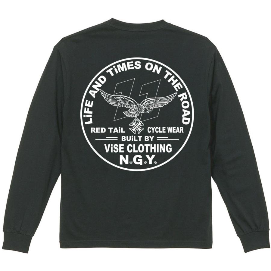VISE レッドテイル ヘビーコットン生地 ロングスリーブ 長袖 Tシャツ