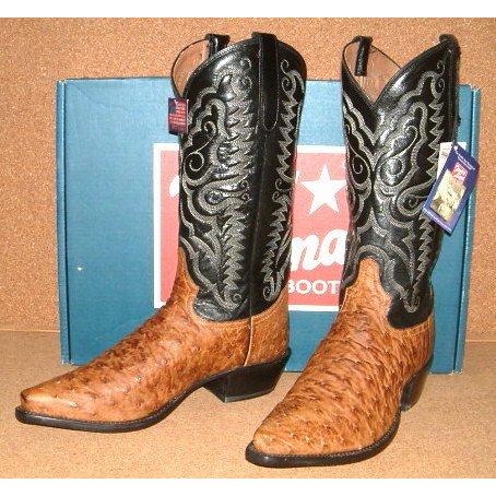 本物 【TONY LAMA トニーラマ】 最高級 オーストリッチ ダチョウ