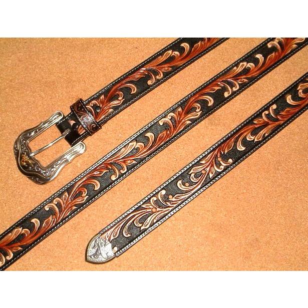 メンズ トニーラマ ベルト TONY LAMA トニーラマ ベルト レザー BRW