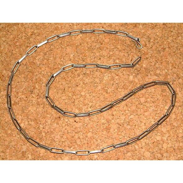 【WHEEL WORKS ホイールワークス】 高純度 シルバー925製 ハンドメイド ネックレス チェーン ホピチェーン (全長60cm/Lサイズ巾) HOPI族 インディアンジュエリー