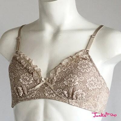エレガント総レースブラ ベージュ メンズブラ 男性用ブラ ブラ男 Mbr 316 Junko Bjo Shopヤフー店 通販 Yahoo ショッピング