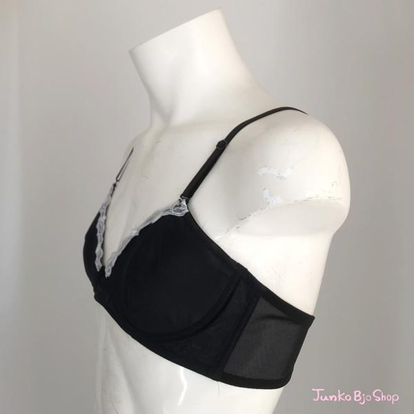 メンズブラ シンプルエレガントブラ ブラック 男性用ブラジャー ブラ男 男ブラ ブラリーマン Mbr 376 Junko Bjo Shopヤフー店 通販 Yahoo ショッピング