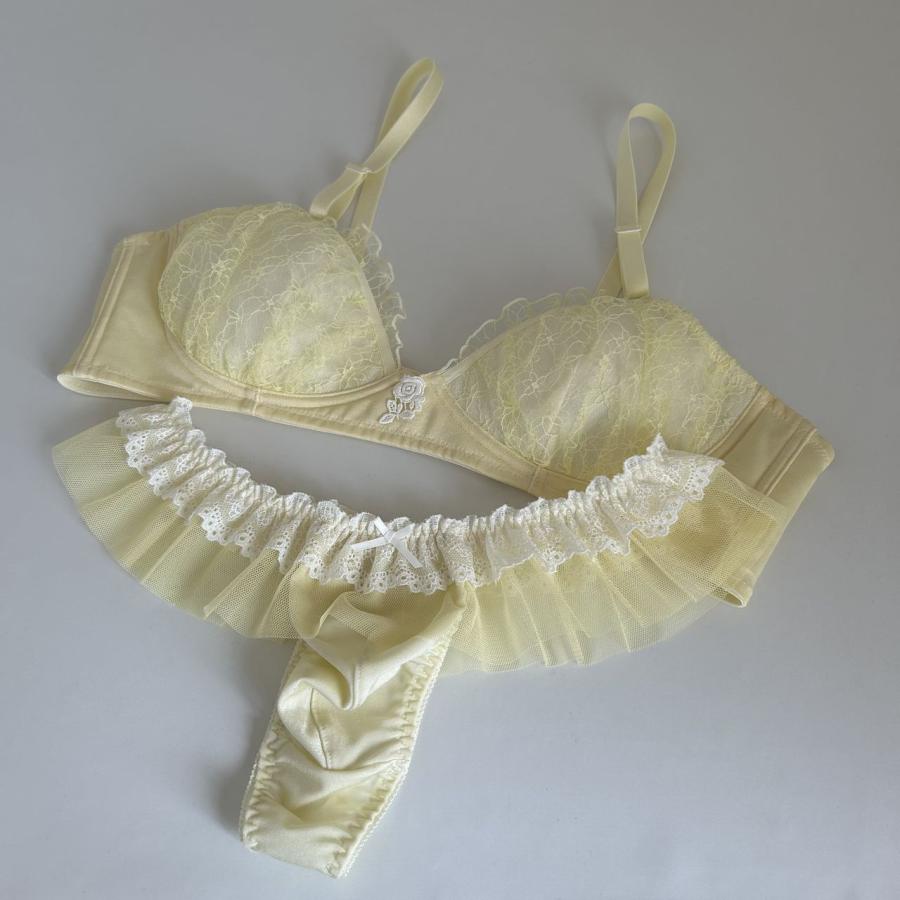 男性用ブラジャー Lemonブラ mbr-537 Lemonシリーズ レモンイエロー
