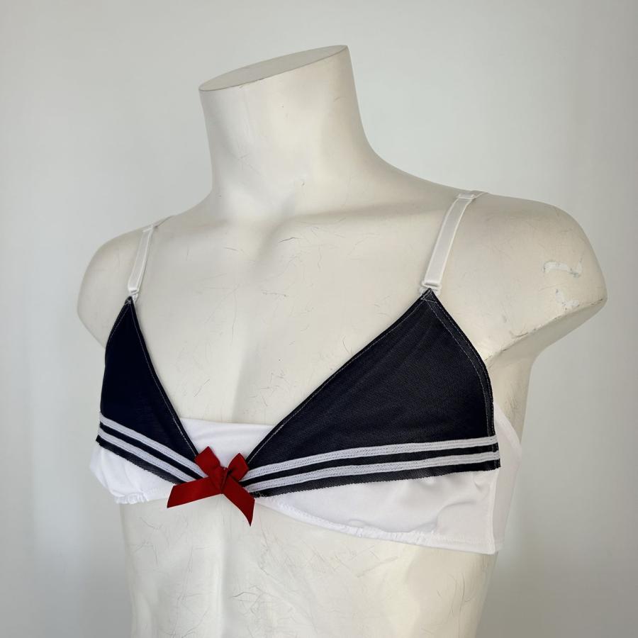 オス♂ブラ 男性用ブラジャー セーラー三角ブラ mbr-559 セーラーシリーズ