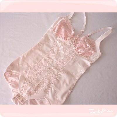 男性下着 ボディースーツ ピンク レース かわいい セクシー 男性