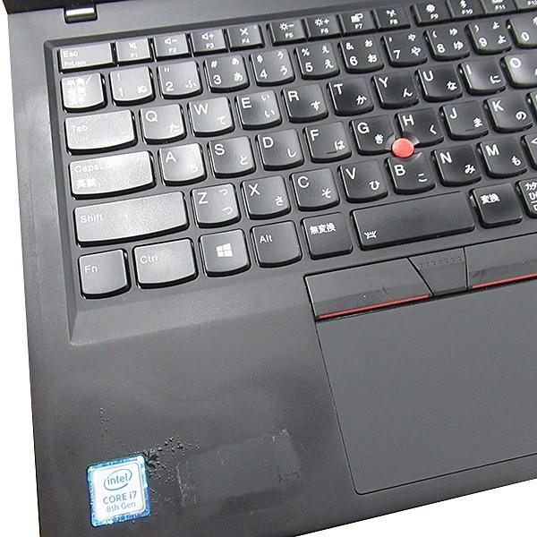 6ヶ月保証 lenovo ThinkPad X1 Carbon Gen6 ノートパソコン 第8世代 Core i7 Windows11 64bit WEBカメラ HDMI メモリ16GB 高速 SSD WiFi フルHD A4サイズ 中古 1の画像