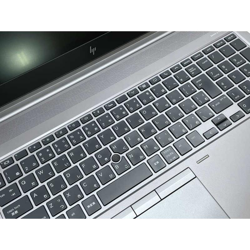 6ヶ月保証 HP ZBook 15 G5 ノートパソコン 第8世代 Core i7 Windows11 64bit テンキー Quadro P2000 メモリ16GB 高速 SSD WiFi フルHD A4サイズ 中古 4019773の画像