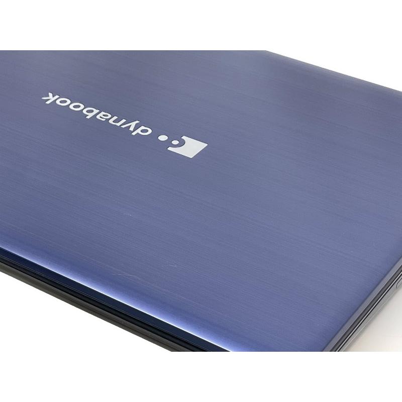 6ヶ月保証 東芝 dynabook BZ/MWB ノートパソコン Windows11 64bit WEBカメラ テンキー メモリ16GB 高速 SSD WiFi フルHD A4サイズ 中古 4019869の画像