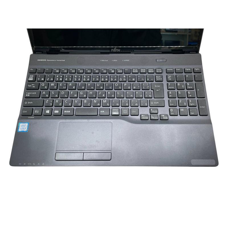 6ヶ月保証 富士通 LIFEBOOK WA3/D1 ノートパソコン 第8世代 Core i5 Windows11 64bit WEBカメラ テンキー メモリ8GB 高速 SSD WiFi フルHD A4サイズ 中古 402058の画像