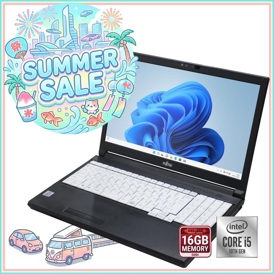 LIFEBOOK ノートパソコン 富士通 A5510シリーズ 中古 2019年モデル