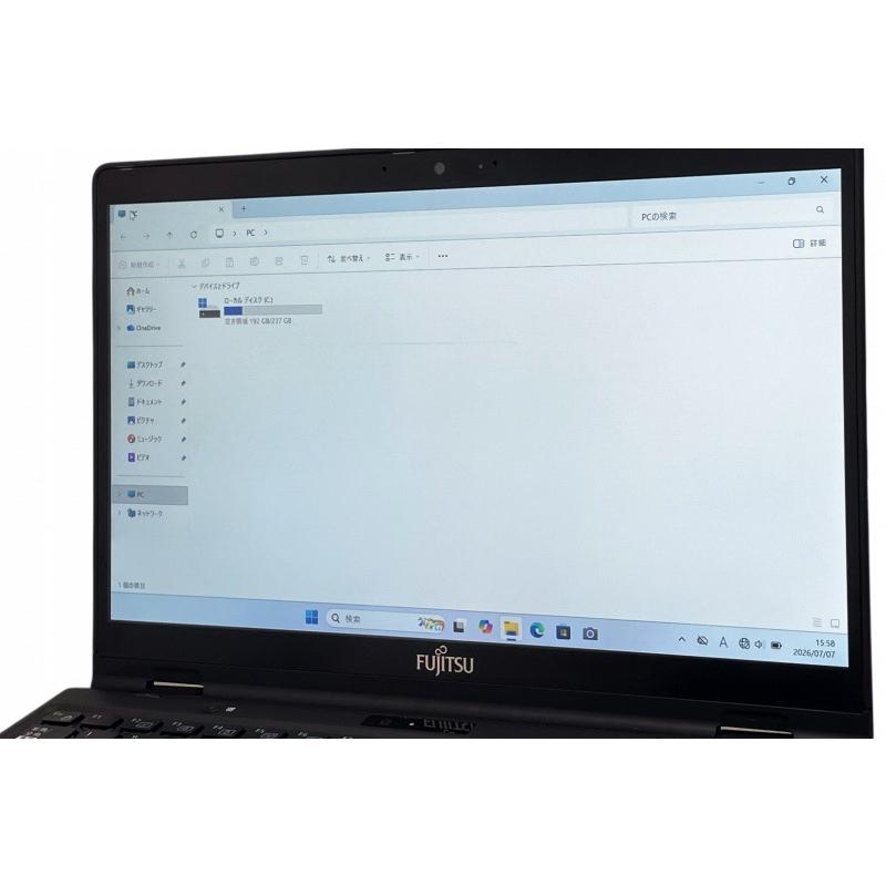 WiFi有 富士通中古ノートPC U9311X/F i5 高速SSD Win11 LIFEBOOK U ノートパソコン 富士通 U9311X/F 中古 2020年モデル