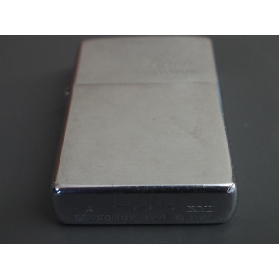 レア物 定番 ジッポー エンブレム ZIPPO 1995年式 ヘアライン仕上げ ケース XVIのA インサイドユニット 04の7 管理No.10153｜junkyardchikuwa｜03