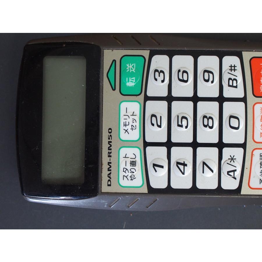 中古 ダム DAM カラオケ リモコン 型番: DAM-RM50 管理No.10701