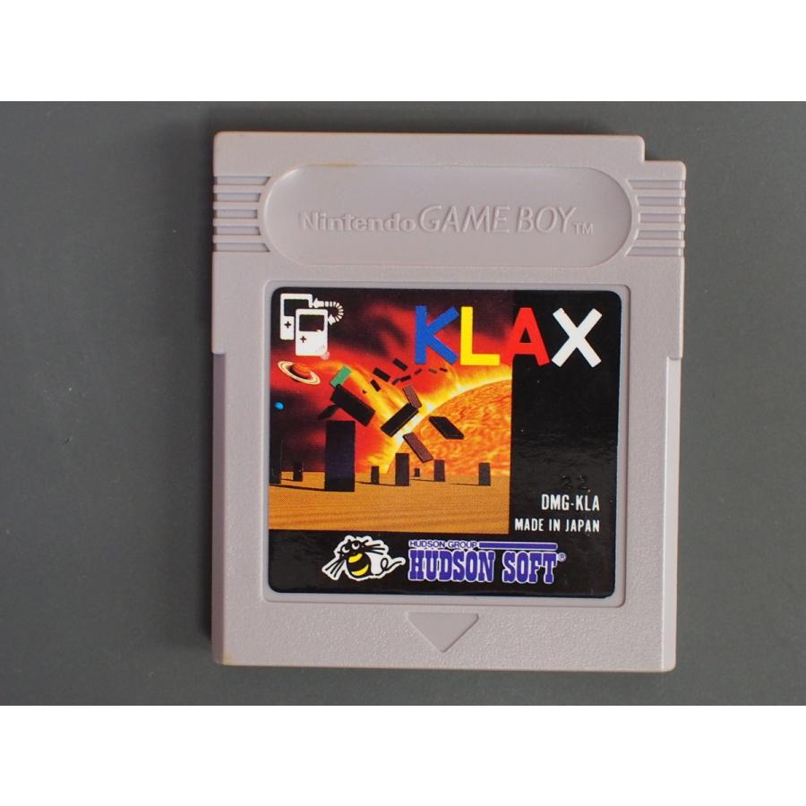 当時物 希少 任天堂 ゲームボーイ ソフト ROMカセット ハドソンソフト HUDSONSOFT クラックス KLAX DMG-KLA 管理No.12024｜junkyardchikuwa｜03