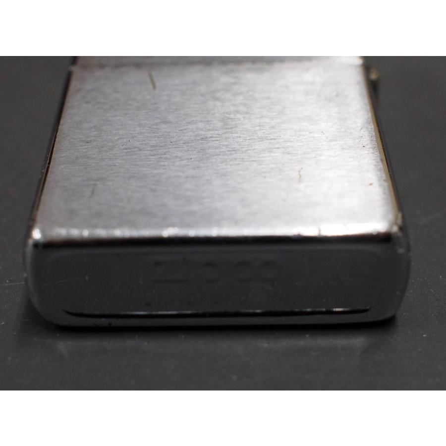 レア物 無地 ヘアライン仕上げ ジッポー ZIPPO 1983年式 ケース ＼＼＼＼の＼＼＼ インサイドユニット 記載無し｜junkyardchikuwa｜03