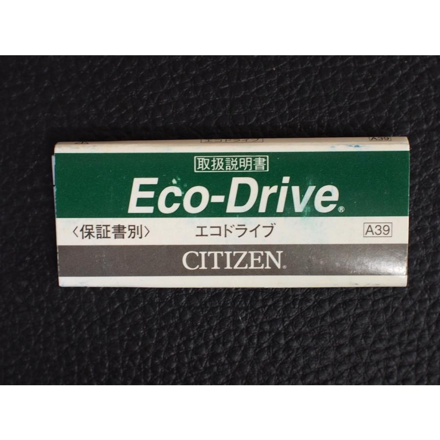 レア物 シチズン CITIZEN QUARTZ シチズンクォーツ Eco-Drive エコドライブ 取扱説明書 取説 A39 管理No.12990｜junkyardchikuwa