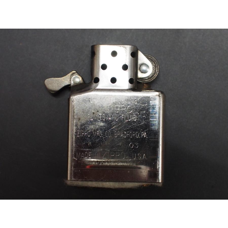 ZIPPO（ジッポー） 中古 ZIPPO 2003年式 ブルーメッキ 鏡面 刻印 