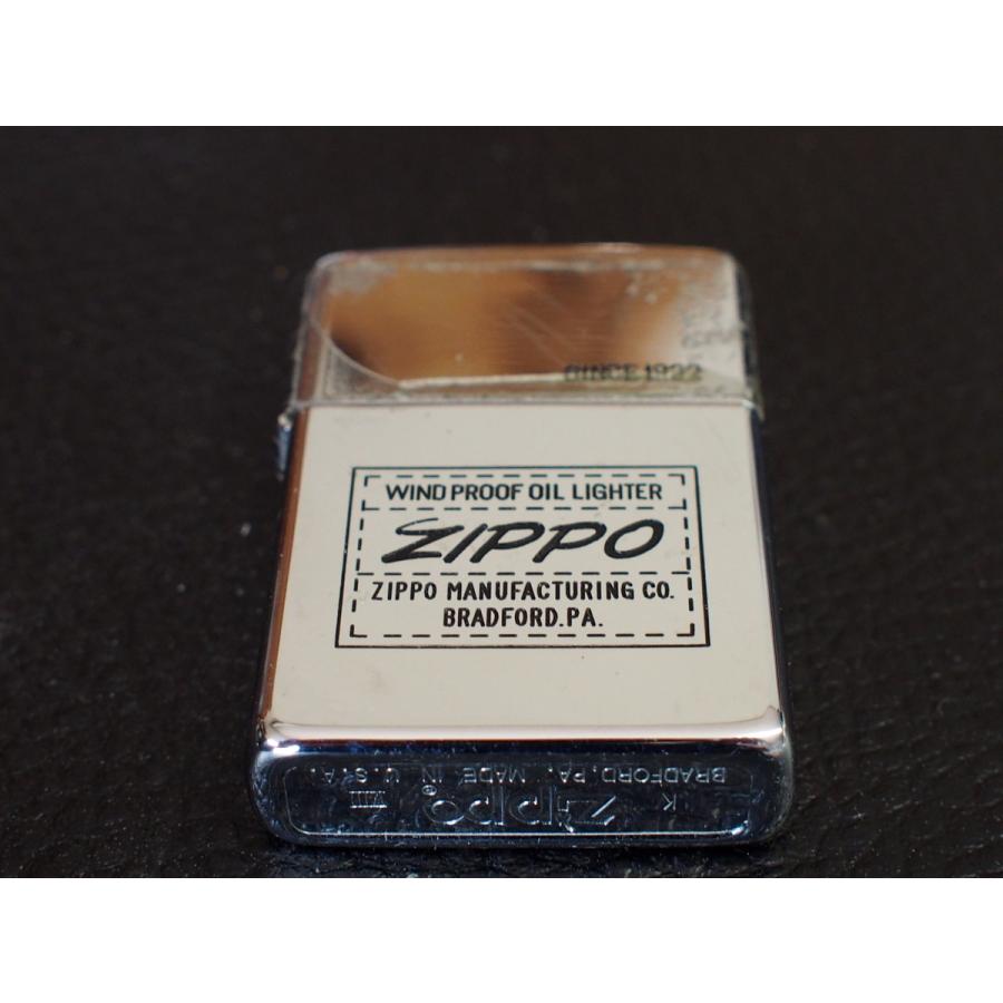 レア物 定番 ジッポー ZIPPO 1992年式 シンプル エンブレム 刻印 ケース: VIIIのK インサイドユニット: IXのA 管理No.14012｜junkyardchikuwa｜03