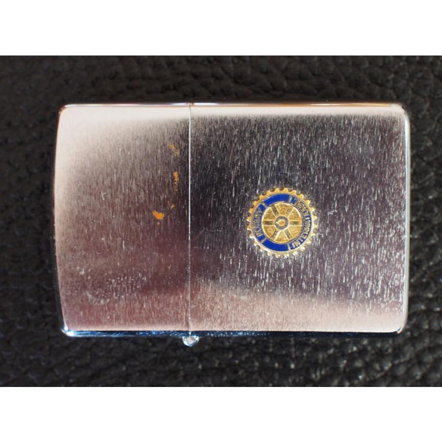 ZIPPO - 中古 ジッポー 1992年式 インターナショナル円形交差点 Rotary International 目じるし 容れもの: VIIIのA 内側社会的単位: VIIIのC 管理することNo.14014 喫煙具、ライター-楽器、手芸、コレクション