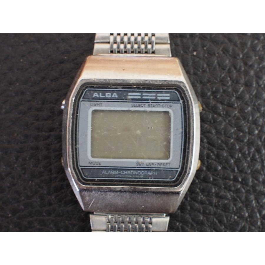 SEIKO レア物 セイコー アルバ ALBA メンズ アラームクロノ SEIKO レア物 セイコー アルバ ALBA メンズ アラームクロノ