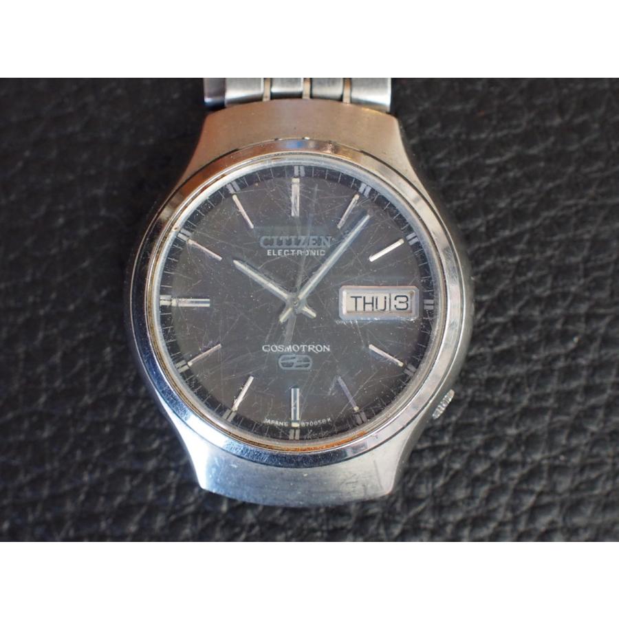 ヴィンテージ シチズン CITIZEN コスモトロン エレクトロニック COSMOTRON ELECTRONIC クォーツ 時計 品番: 4-870077 Y 管理No.14106｜junkyardchikuwa