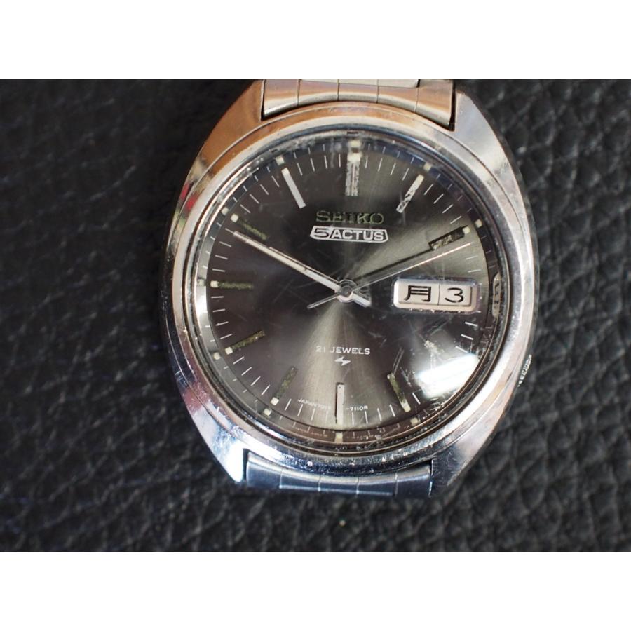 ヴィンテージ レア物 セイコー SEIKO ファイブアクタス 5 ACTUS SS デイデイト 自動巻 21石 品番: 7019-7070 管理No.14726｜junkyardchikuwa