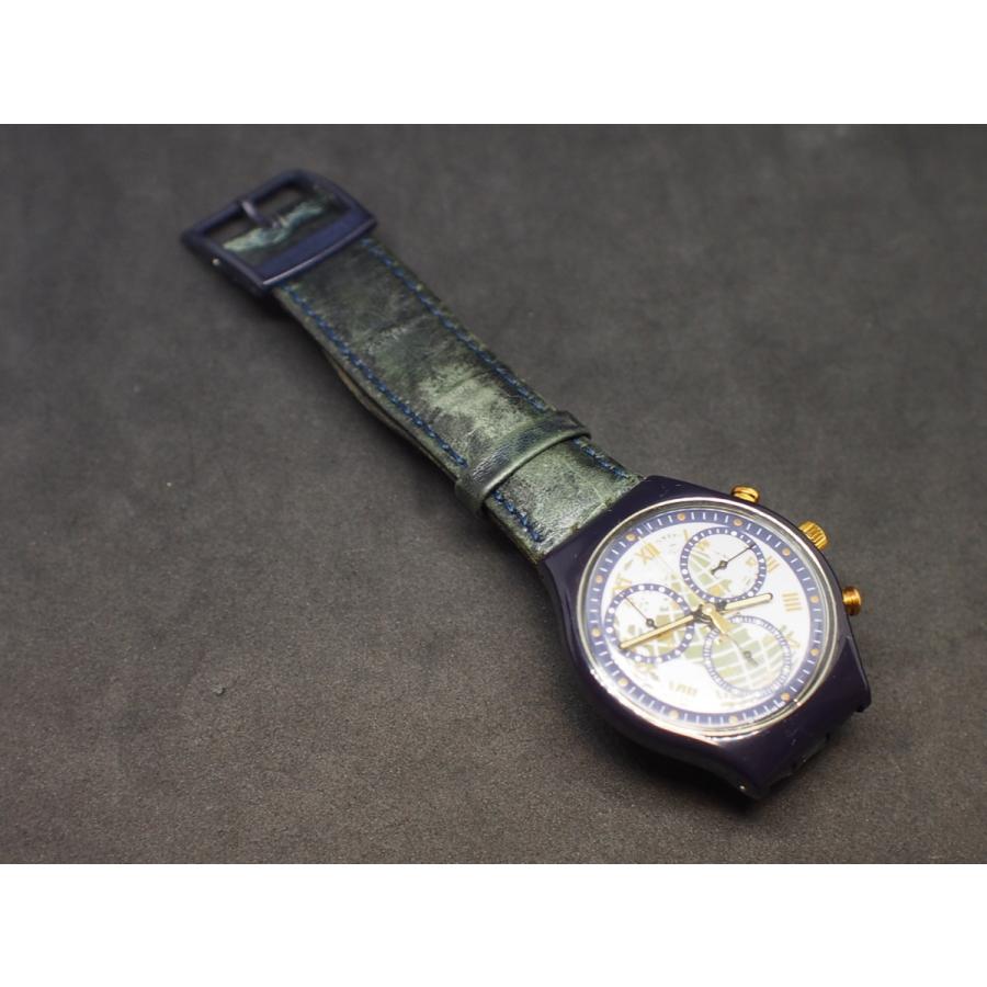 中古 電池交換済 Swach スウォッチ Timeless Zone CHRONOGRAPH クロノグラフ クオーツ メンズ 型式: SCN104  管理No.16880｜junkyardchikuwa｜02