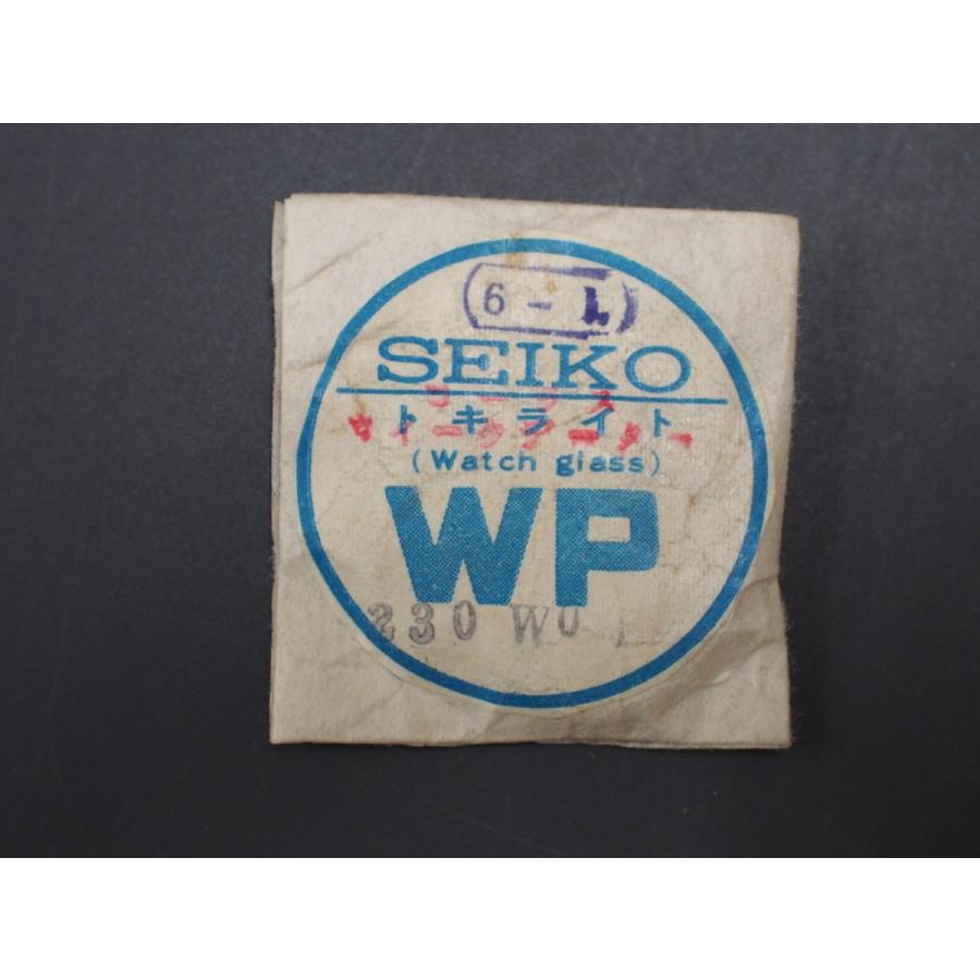 角型 プラ風防 純正部品 セイコー SEIKO コーラス ウィークデーター 6-L 230WO 防水 管理No.17449｜junkyardchikuwa