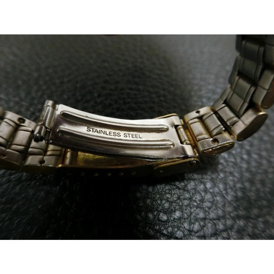 レア セイコー SEIKO アルバ ALBA メンズ ウォッチ デイデイト ビジネス ゴールド クォーツ 腕時計 型式: Y143-7A00 管理No.19385｜junkyardchikuwa｜05