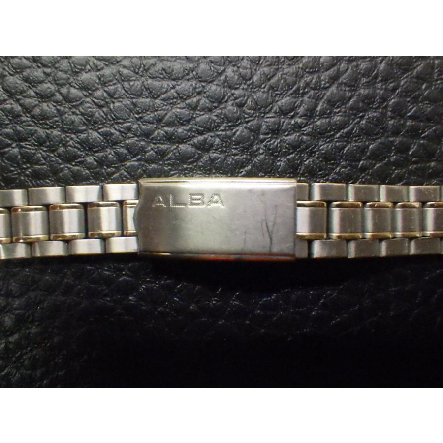 中古 希少 セイコー アルバ SEIKO ALBA レディース コンビ ステンレス ブレス SUS 型式: DA94A-E 幅: 5/13mm 長さ: 135mm 管理No.19564｜junkyardchikuwa｜02