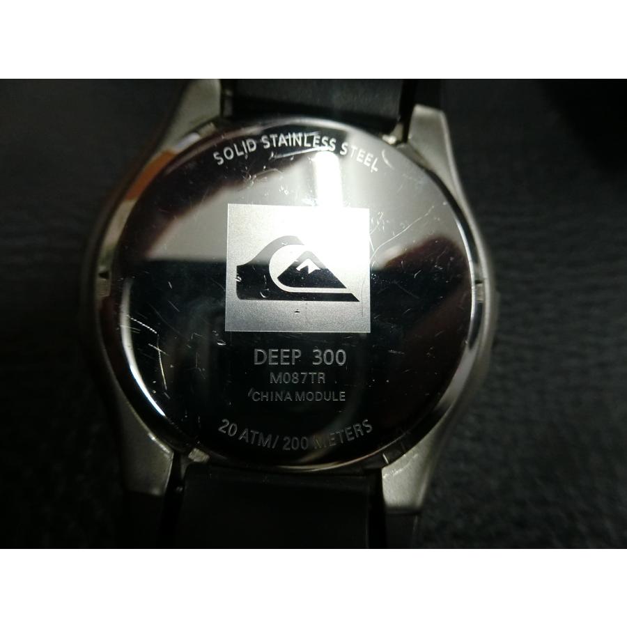 QUIKSILVER DEEP300 (クイックシルバー) デジタルサーフウォッチ メンズ 腕時計 型式: M087TR 管理No.21142｜junkyardchikuwa｜03
