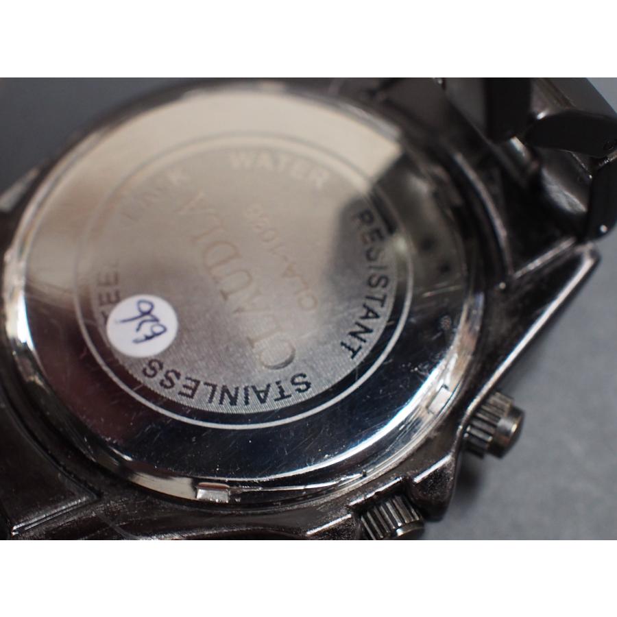 ラグジュアリー クラウディア CLAUDIA クロノグラフ ブラック