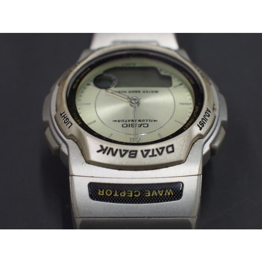 レア物 カシオ データバンク ウェーブセプター DATA BANK WAVE SEPTOR CASIO デジタル クォーツ Quartz メンズ 腕時計 型式: WVA-100 Cal: 2363｜junkyardchikuwa｜06