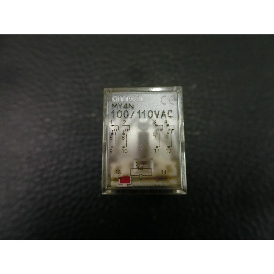 オムロン（OMRON） 未使用 ミニパワーリレー 100/110V 制御盤用リレー OMRON MY4N リレー 100/110VAC 100個