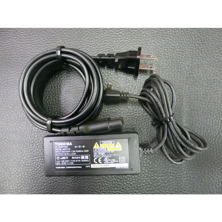 TOSHIBA（東芝） 中古 TOSHIBA ACアダプター 型式: ADPV16 差込外径