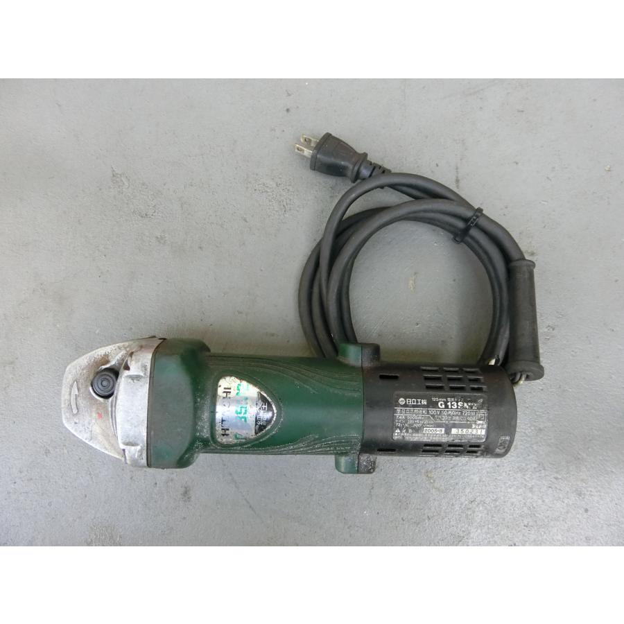 日立 中古 HITACHI G13SM2 125mm 電気ディスクグラインダー 電圧 日立 中古 HITACHI G13SM2 125mm 電気ディスクグラインダー 電圧